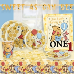*Winnie the Pooh 1st Birthday Party Pack for 16